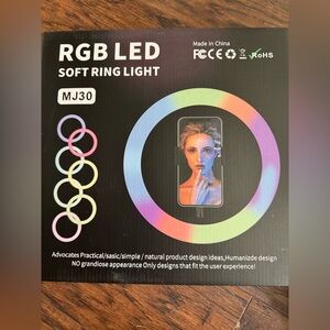 NWT 12 inch RGB LED Soft Ring Light